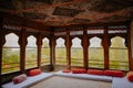 Interior of ancient Khaplu Palace, Gilgit Baltistan, Pakistan. Royalty Free Stock Photo