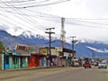 main street of Gilgit, district capital of Gilgit-Baltistan, Pakistan Royalty Free Stock Photo