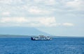 Gilimanuk harbour in west area of Bali, with the activities of the ferry