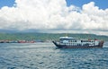 Gilimanuk harbour in west area of Bali, with the activities of the ferry