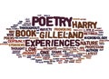 Gilleland Poetry Storoems And Poems Review Word Cloud Concept Royalty Free Stock Photo