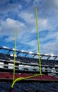 Gillette Stadium goal post Royalty Free Stock Photo