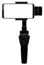 Gimbal stabilizer for smartphone