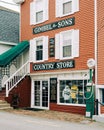 Gimbel & Sons Country Store, in Boothbay Harbor, Maine Royalty Free Stock Photo