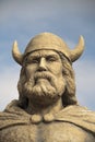 Gimli Manitoba viking statue headshot