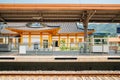 Gimyujeong train station, Korean traditional architecture in Chuncheon, Korea