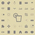 gin and tonic icon. web icons universal set for web and mobile Royalty Free Stock Photo