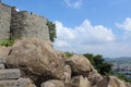 Gingee Fort battlement Royalty Free Stock Photo