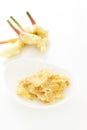 Ginger dried chips Royalty Free Stock Photo