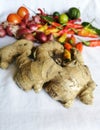 Ginger, a fery useful spice, especially to warm the body