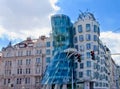 Ginger and fred structure in prague in czech republic Royalty Free Stock Photo