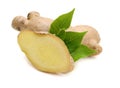 Ginger Isolated on a white. Royalty Free Stock Photo