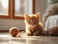 Ginger kitten Royalty Free Stock Photo