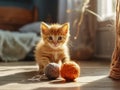 Ginger kitten Royalty Free Stock Photo