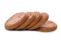 Ginger nut biscuits Royalty Free Stock Photo