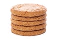 Ginger nut biscuits Royalty Free Stock Photo