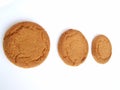 Ginger nut biscuits Royalty Free Stock Photo