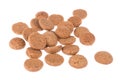 Ginger nuts, Dutch candy for Sinterklaas event in december Royalty Free Stock Photo