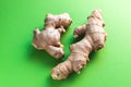 Ginger root as a vitamin source concept