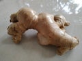 Ginger root on the floor