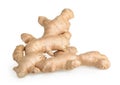 Ginger root isolated Royalty Free Stock Photo