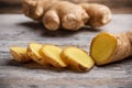 Ginger root sliced Royalty Free Stock Photo