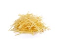 Ginger root sliced on white background Royalty Free Stock Photo