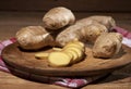 Ginger root sliced Royalty Free Stock Photo
