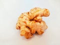 Ginger root spice a pungent aromatic rhizome of a tropical Asian herb Indian adarak Chinese culinary and folk medicine photo