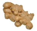Ginger Root On White Royalty Free Stock Photo