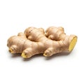 Typical of fresh ginger, commonly used in cooking and for its Royalty Free Stock Photo