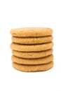 Ginger Snap Biscuits Royalty Free Stock Photo