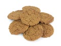 Ginger snap cookies Royalty Free Stock Photo