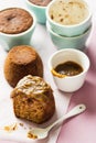 Ginger sticky toffee pudding Royalty Free Stock Photo