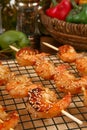 Ginger Teriyaki Shrimp Kebabs