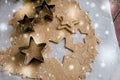 Gingerbread batter dough Royalty Free Stock Photo