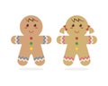 Gingerbread Boy and Gingerbread Girl