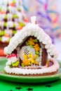 Gingerbread Christmas tree and house