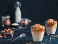 Gingerbread coconut overnight oats