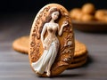 Gingerbread Cookie Girl shaped