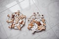 Gingerbread cookies or christmas cookie Royalty Free Stock Photo