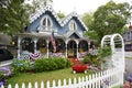 Gingerbread Cottages, Martha's Vineyard, MA, USA Royalty Free Stock Photo