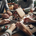 Gingerbread Delight: Festive Family Craftsmanship