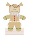 Gingerbread Girl Photo Frame