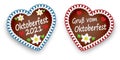 gingerbread heart Oktoberfest 2021 2022