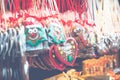 Gingerbread Hearts at German Christmas Market. Berlin, Munich. T Royalty Free Stock Photo