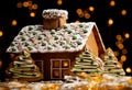 Gingerbread house Royalty Free Stock Photo
