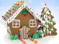 Gingerbread house Royalty Free Stock Photo