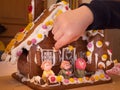 Gingerbread house with Hansel & Gretel