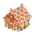 Gingerbread House isolated